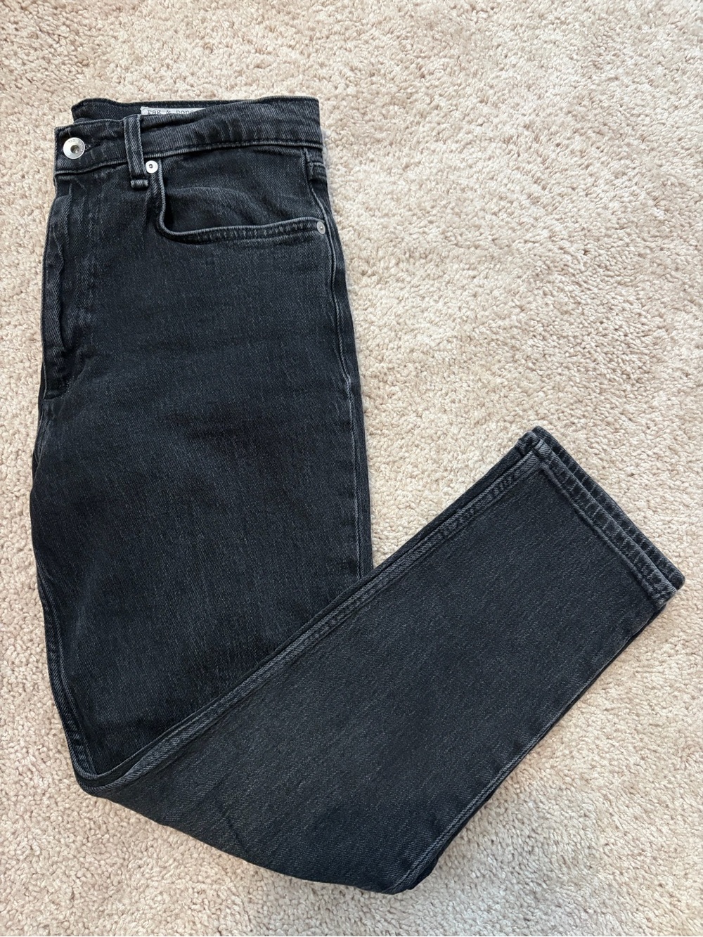 Rag and Bone black ankle jeans